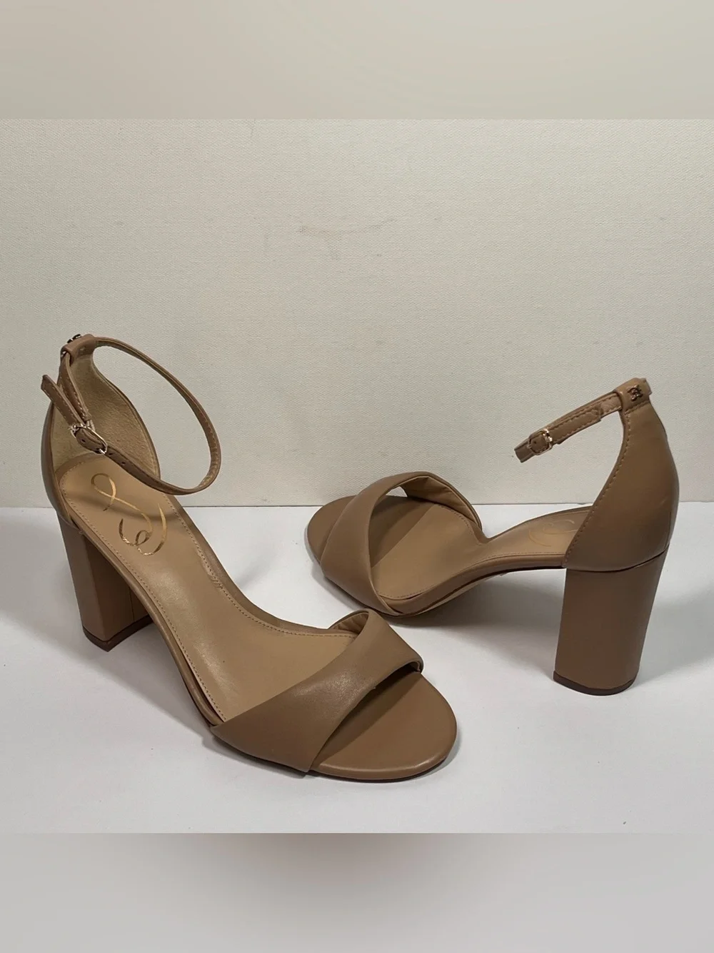 Sam Edelman Robyn Leather Ankle Strap Heel - Picture 3 of 7